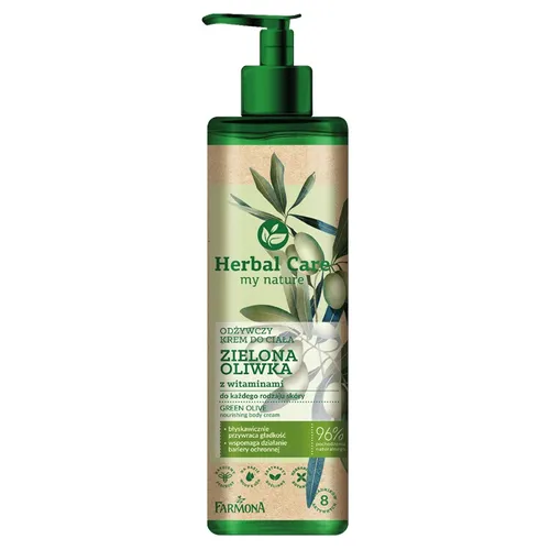 Herbal Care Odżywczy krem do ciała `Zielona oliwka z witaminami`