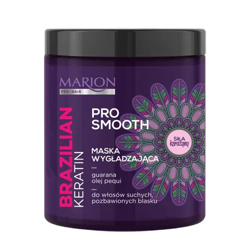 Marion Brazilian Keratin Pro Smooth Maska wyg adzaj ca do w osow suchych i pozbawionych blasku Si a Keratyny opinie i ceny KWC by Wiza