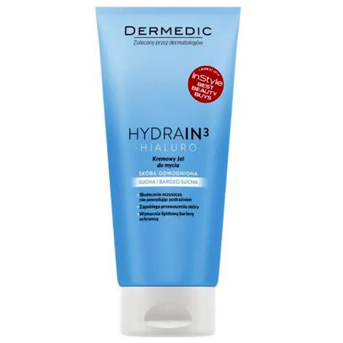 Dermedic Hydrain 3 Hialuro, Kremowy żel do mycia - 2