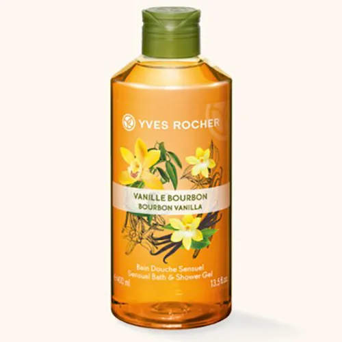Yves Rocher Les Plasiris Nature, Bain Douche Sensuel Vanille Bourbon (Zmysłowy żel pod prysznic i do kąpieli 'Wanilia') - 2