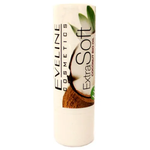 Eveline Cosmetics ExtraSoft Coconut Bio Oil, Kokosowy balsam do ust
