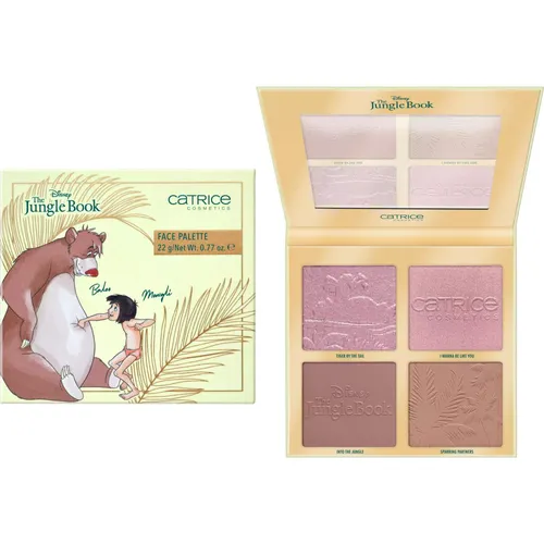 Catrice Disney, The Magic of Friendship, The Jungle Book  Tales About The Jungle Face Palette (Paleta do konturowania i rozświetlania)