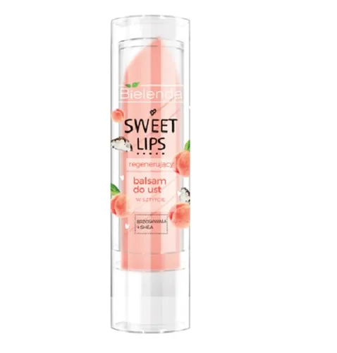 Bielenda Sweet Lips, Balsam do ust w sztyfcie `Brzoskwinia + shea`