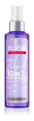 L'Oreal Paris Elseve, Color-Vive Purple, All for Blonde 10 in 1 Bleach Rescue (Odżywka bez spłukiwania do wszystkich typów włosów blond)