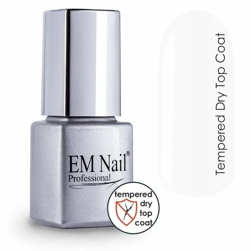 EM Nail Professional, Tempered Dry Top Coat (Top hartowany)