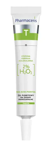 Pharmaceris T, Medi Acne - Pointgel (Żel punktowy na miejscowe zmiany mikrozapalne 2%  H2O2) - 1