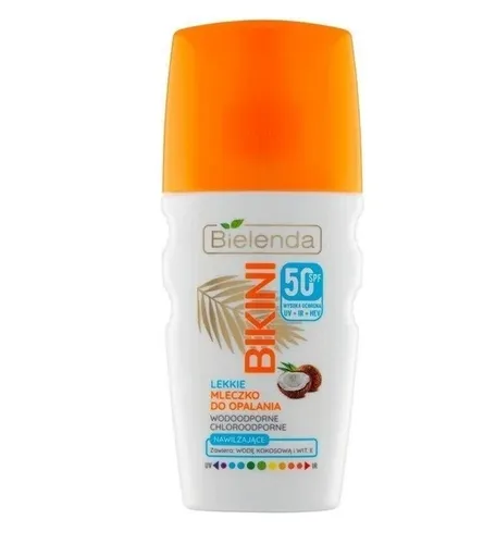 Bielenda Bikini, Lekkie mleczko do opalania SPF 50