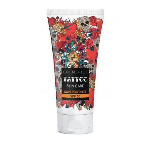 Cosmepick Tatto Skin Care, Sun Protect SPF 50 (Krem do pielęgnacji tatuaży z filtrem UV)