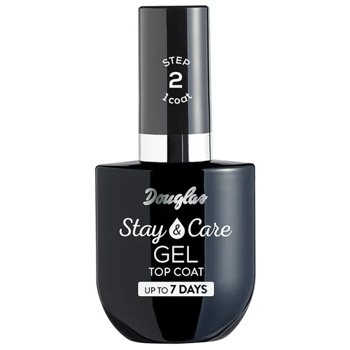 Douglas Collection Stay & Care Gel, Top Coat (Żelowy utwardzacz do paznokci) - 2