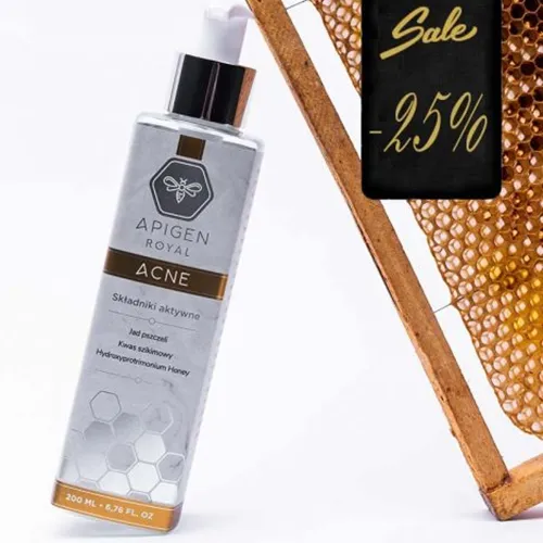Apigen Royal Acne, Tonik pH=5 z jadem pszczelim