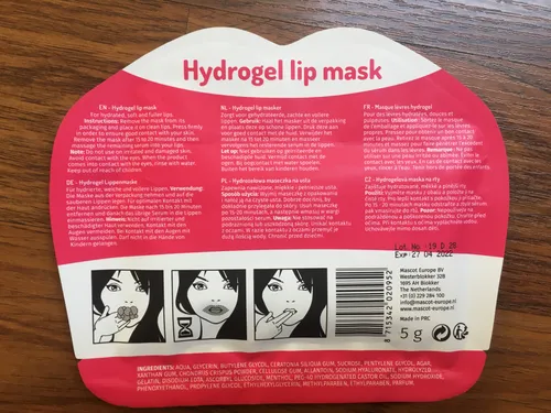 Mascot Europe BV Hydrogel Lip Mask (Hydrożelowa maseczka na usta) - 2