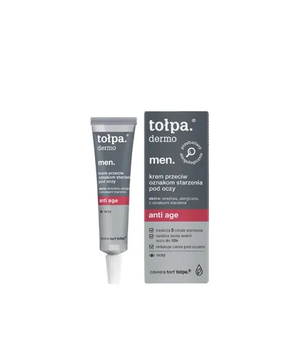 Tołpa Dermo Men, Anti Age, Krem pod oczy dla mężczyzn - 1
