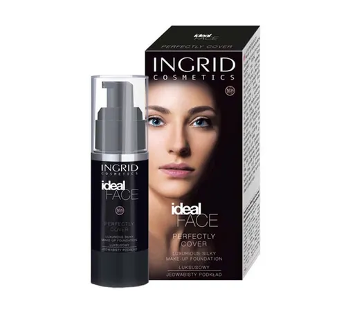Ingrid Cosmetics Ideal Face, Long-lasting Make-up Foundation (Luksusowy jedwabisty fluid z pompką [Podkład długotrwały] (stara wersja)) - 2