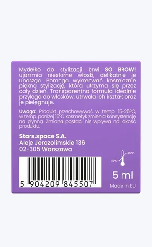 Stars from the stars So Brow! Eyebrow Soap (Mydło do brwi) - 2
