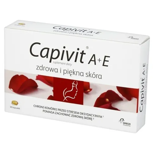 Omega Pharma Capivit A + E, Forte System, Zdrowa i piękna skóra - 1