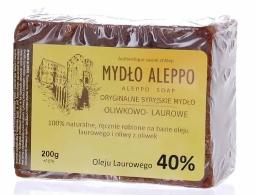 Amira Tradycyjne syryjskie mydło Aleppo  oliwkowo - laurowe 40 %