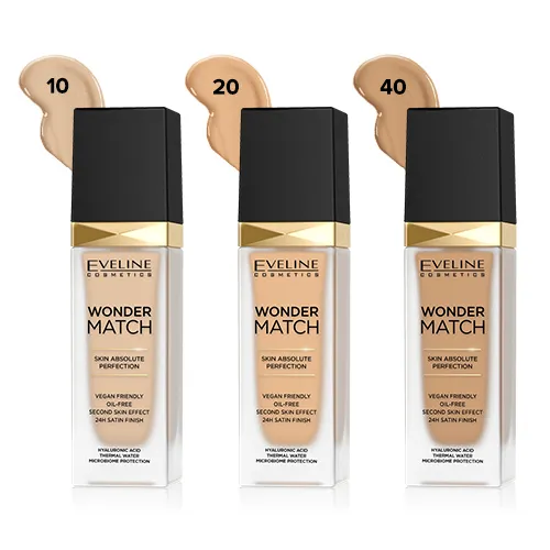 Eveline Cosmetics Wonder Match, Skin Absolute Perfection Foundation (Luksusowy podkład wygładzający) - 2