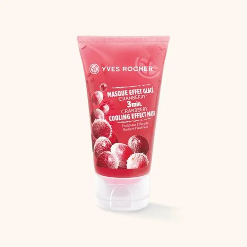 Yves Rocher Cranberry, Masque Effet Glacé 3 min [Cooling Effect Mask] (3-minutowa żurawinowa maseczka chłodząca)