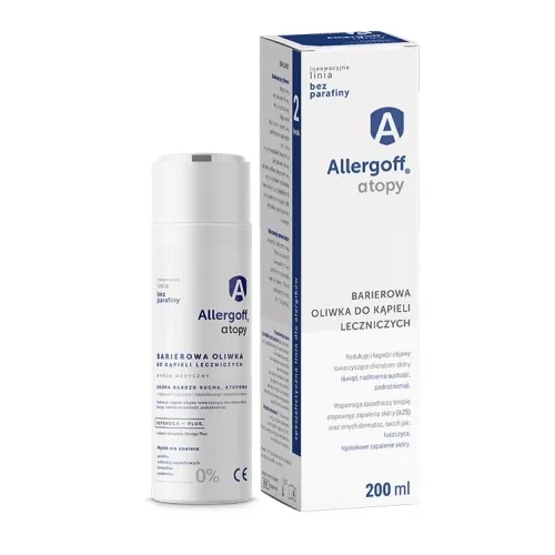 Allergoff Atopy, Barierowa oliwka do kąpieli leczniczych - 1