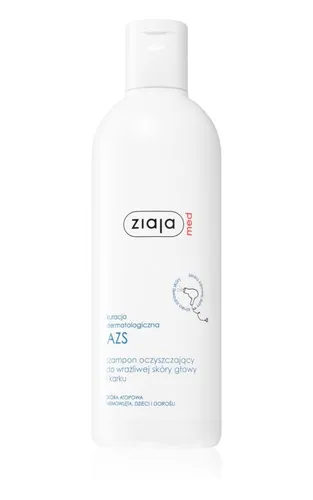 Ziaja Med, Kuracje dermatologiczna AZS, Szampon oczyszczający do wrażliwej skóry głowy - 2