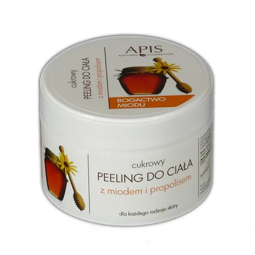 Apis Bogactwo Miodu, Cukrowy peeling do ciała z miodem i propolisem