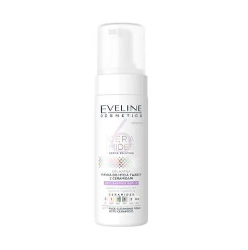 Eveline Cosmetics 6 Ceramides, Delikatna pianka do mycia twarzy z ceramidami