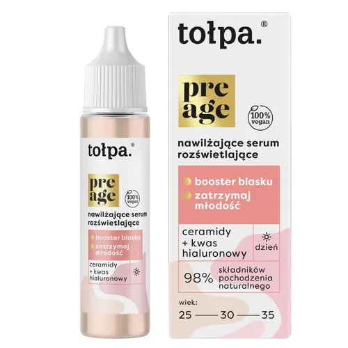 Tołpa Pre Age, Nawilżające serum rozświetlające