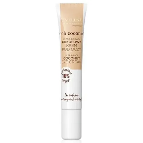 Eveline Cosmetics Rich Coconut, Ultra-bogaty kokosowy krem pod oczy