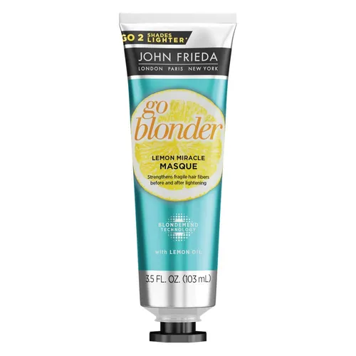 John Frieda Sheer Blonde, Go Blonder Lemon Miracle Masque (Rozjaśniająca maseczka do włosów blond) - 1