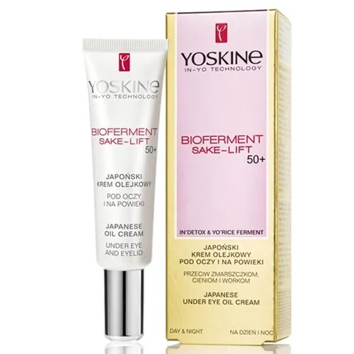 Yoskine Bioferment Sake Lift 50+, Japanese Under Eye Oil Cream (Japoński krem olejkowy pod oczy i na powieki 50+)