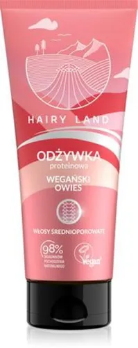 Hairy Land Odżywka proteinowa dla włosów średnioporowatych `Wegański owies`