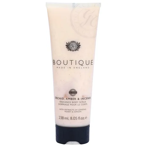 Grace Cole Boutique, Radiance Body Scrub, Orchid, Amber & Incense (Peeling do ciała `Orchidea, bursztyn i kadzidło`)