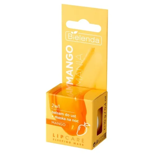 Bielenda Lip Care Sleeping Mask, 2w1 Balsam do ust + maska na noc `Mango`