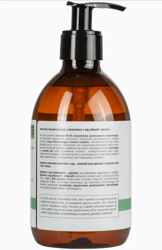 beBIO Naturalny żel pod prysznic `Spirulina i Chlorella-algi` - 3