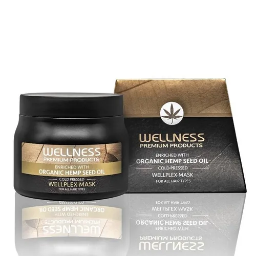 Wellness Premium Products Organic Hemp Seed Oil Wellplex Mask (Maska do włosów)