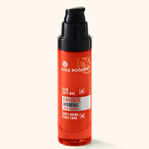 Yves Rocher Energie Homme, Soin Actif Anti - Age 4 (Krem wygładzająco - ujędrniający do twarzy)