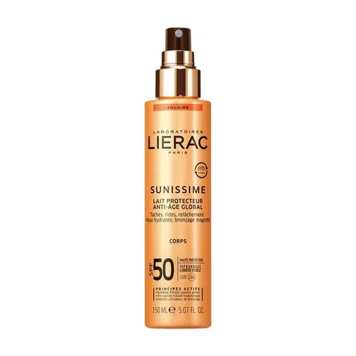 Lierac Sunissime, Lait Protecteur Anti-Age Global SPF 50 (Mleczko ochronne do ciała z SPF 50)