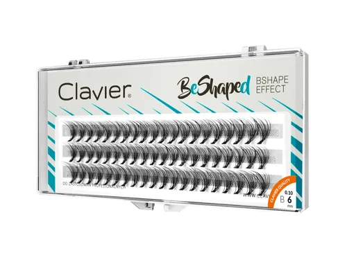 Clavier BeShaped, Kępki rzęs 6mm  skręt B