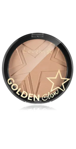 Lovely Golden Glow (Rozświetlający bronzer do twarzy [Puder rozświetlający z drobinkami]) - 1