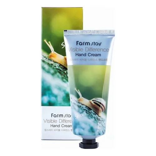 FarmStay Vissible Difference, Snail Hand Cream (Krem do rąk ze śluzem ślimaka)
