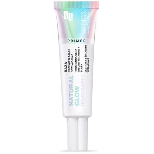AA Wings of Color Natural Glow Holographic Primer (Baza holograficzna pod makijaż rozświetlająco-nawilżająca)