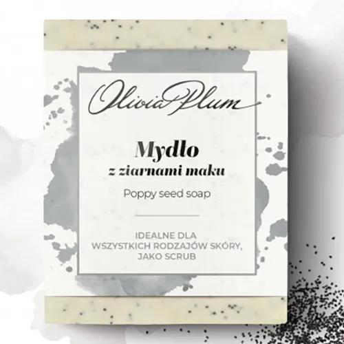 Olivia Plum Mydło z ziarnami maku