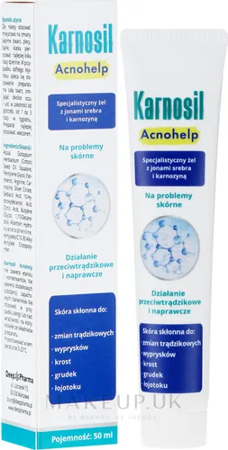 Karnosil Acnohelp, Żel z jonami srebra i karnozyną