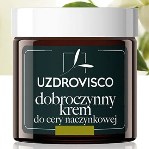 Uzdrovisco Dobroczynny całodniowy krem do cery naczynkowej `Tokserutyna`