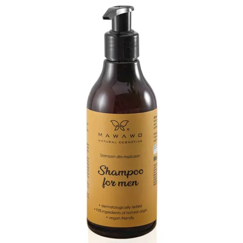 Mawawo Natural Cosmetics Delikatny szampon dla mężczyzn do codziennego stosowania