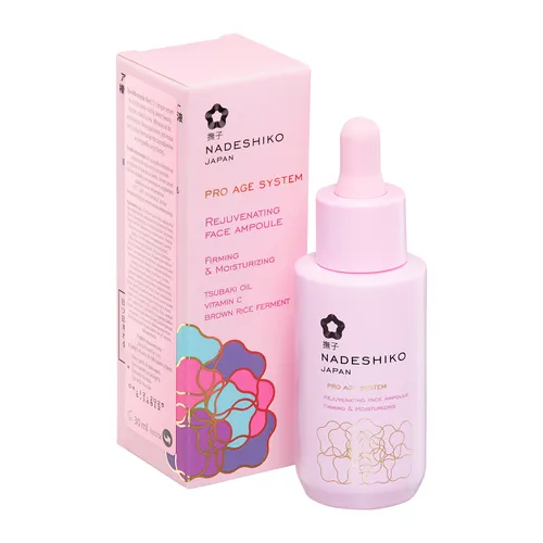 Nadeshiko Pro Age System, Rejuvenating Face Ampoule (Nawilżająca ampułka - serum do twarzy)