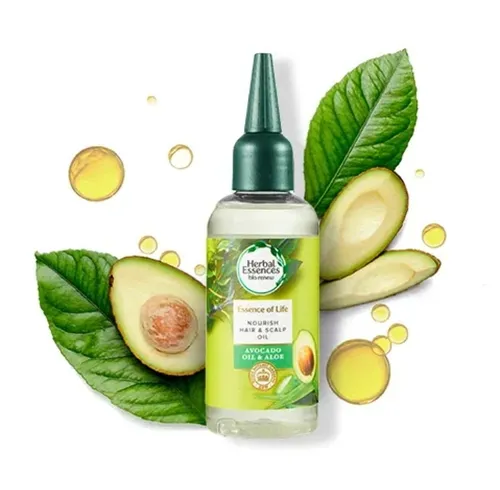 Herbal Essences Essences of Life, Avocado Oil & Aloe Nourish Hair & Scalp Oil (Odżywczy olejek do włosów)