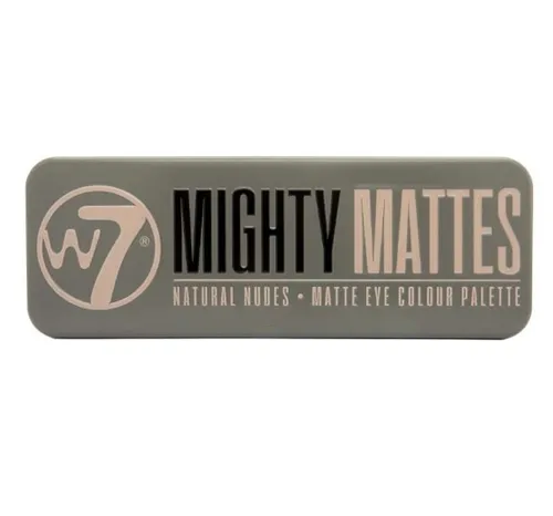 W7 Mighty Mattes, Natural Nudes Matte Eye Colour Palette (Paletka 12 matowych cieni do powiek) - 2