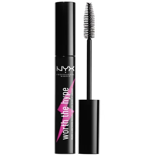 NYX Professional Makeup Worth the Hype, Volumizing & Lengthening Mascara (Tusz do rzęs)