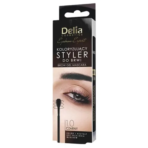 Delia Eyebrow Expert, Brow Gel Mascara (Koloryzujący styler do brwi)